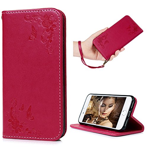 配送無料 Iphone8 ケース Iphone7 ケース カワイイ おしゃれカバー 手帳型 横開き Puレザー ストラップ付 カードケース付 スタンド機の通販はau Pay マーケット マイハニーハント