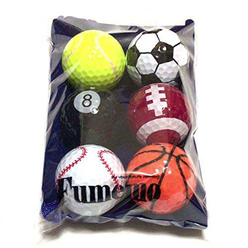配送無料 Fu Memo スポーツ ゴルフ ボール 6個 セット 面白 カラフル で かわいい ボール型 ギフト プレゼント 景品 にの通販はau Pay マーケット マイハニーハント