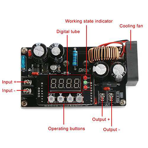 配送無料 降圧コンバータ 電圧レギュレータ 24v Drok 12v 5v Nc 可変バックコンバータ モジュール Dc 6v 65v 0 60v 8a 400w 定電圧 の通販はau Pay マーケット マイハニーハント 配送無料 降圧コンバータ 電圧レギュレータ 24v Drok 12v 5v Nc 可変バックコンバータ モジュール Dc 6v 65v 0 60v 8a 400w 定電圧 の通販はau Pay マーケット マイハニーハント