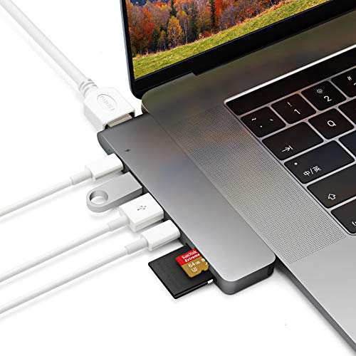 配送無料 Usb C ハブ Macbook Pro対応type C Usb ハブ Thunderbolt3 Usb Type C Usb3 0x2 Sd Microsdカードリーダー 4khdmiを追加の通販はau Pay マーケット マイハニーハント