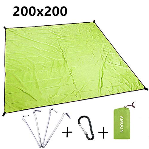 配送無料 グランドシート 防水 コンパクト 0x0 レジャーシート Amoon 両面防水 3way可能 多機能 テントシート キャンプマットの通販はau Pay マーケット マイハニーハント