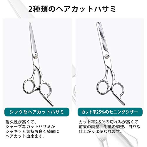 配送無料 ハサミ セルフカット 10点セット すきばさみ セルフカット 初心者 ヘアーカット ハサミ 散髪 ヘアカット ヘアカッター 散髪の通販はau Pay マーケット マイハニーハント