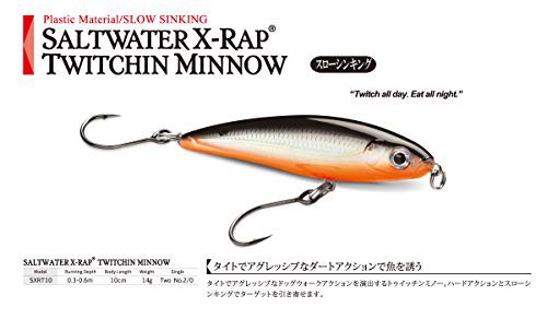 Rapala ラパラ ミノー Xラップ トゥイッチンミノー 10cm 14g Sxrt10 ルアーの通販はau Pay マーケット Enlarge