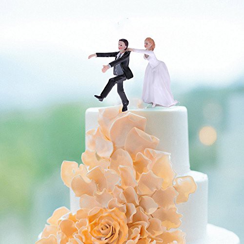 かわいいと面白い合成樹脂花嫁 新郎ウェディング ケーキ トッパー ロマンチックな結婚式のパーティーの装飾置物工芸ギフトの通販はau Pay マーケット Enlarge