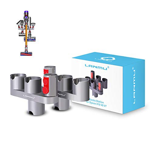 Lanmu For Dyson 壁掛けブラケット Docking Station ダイソン収納ホルダー 2個 For Dyson V7 V8 V10 収納用ブラケット シリーズ対応ダイソの通販はau Pay マーケット Enlarge