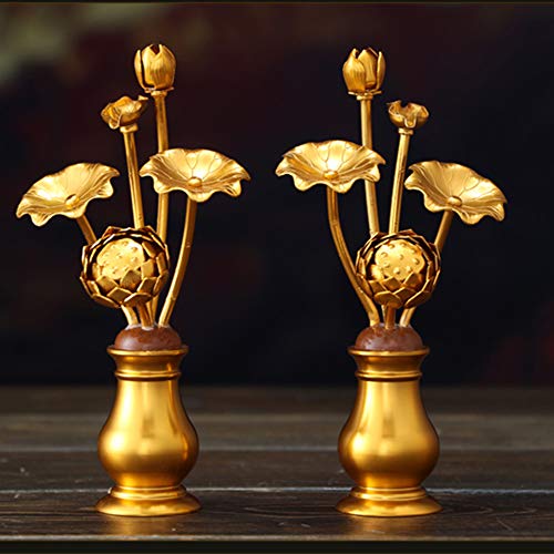 常花 仏花 常花セット 花立て お仏壇用仏具 蓮花 はすはな 花立付き 左右一対 2個セット 金メッキ 蓮華 仏壇 仏具 仏前 法事 法要 お盆 の通販はau Pay マーケット Enlarge