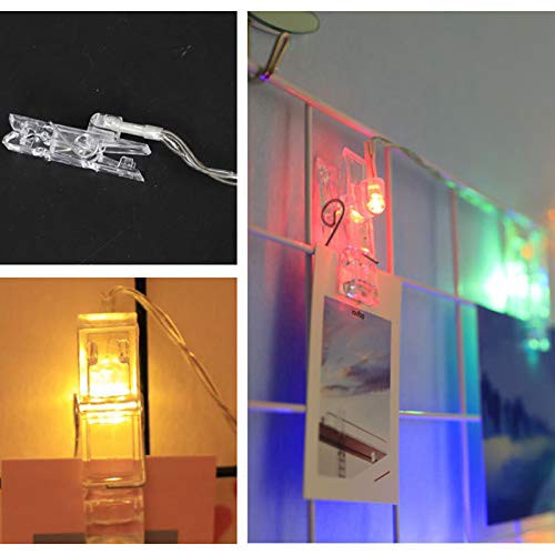 Knonew 30 Led フォトクリップライト 4m Led 写真飾りライト Diy壁飾り Ledイルミネーションライト 屋内屋外使用可能 クリスマス 新年おの通販はau Pay マーケット Enlarge