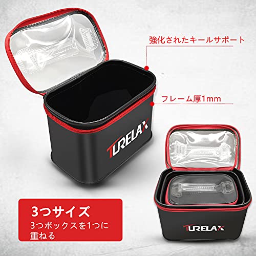 送料無料 タックルボックス 3つセット Eva 釣りミニバッカン 収納ボックス タックルケース ルアーケース 透明な上蓋 ソフトな持ち手 の通販はau Pay マーケット Tszショップ