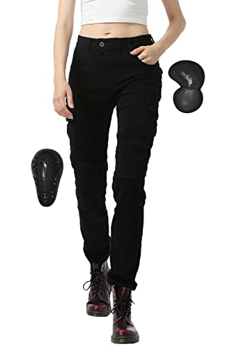 [RENHE] バイク用パンツ レディース バイクレディースパンツ プロテクター付き ライディングパンツ ライダースパンツ ストレッチ 耐磨 バイクズボン 伸縮性に優れ ストレート 春夏秋冬の通販は 7,538円