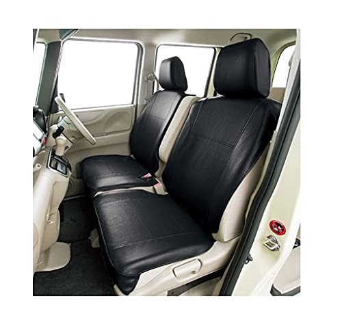 ボンフォーム(BONFORM) シートカバー グランドレザー 軽自動車 フロント2枚 ケイベンチフロント ブラック 4364-66BKの通販は