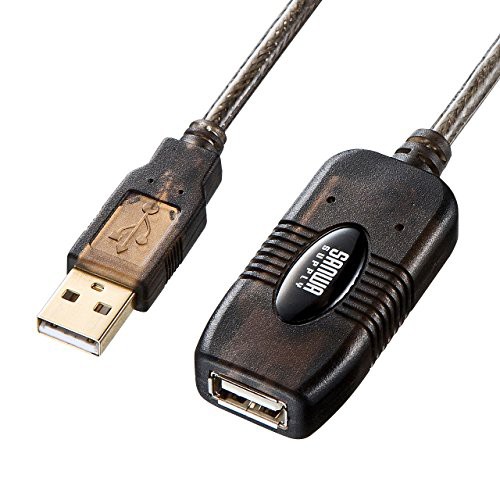 サンワサプライ(Sanwa Supply) 20m延長USB2.0アクティブリピーターケーブル Aオス-Aメス KB-USB-R220の通販は
