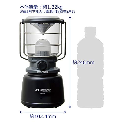ランタン GENTOS(ジェントス) LED ランタン 単1電池式 400*1300ルーメン