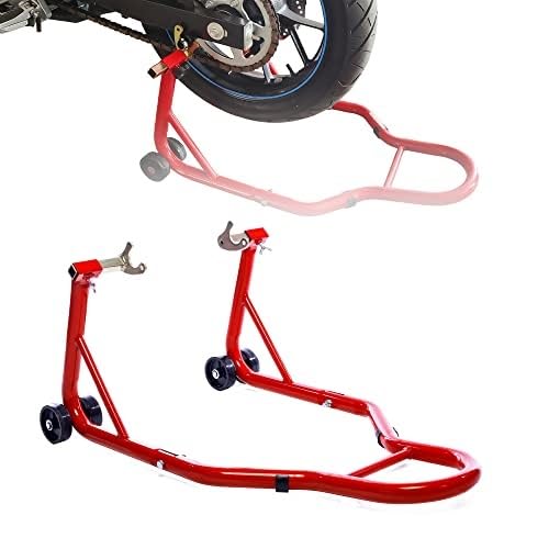 Apextreme バイクスタンド メンテナンススタンド リアスタンド 後輪用 リア用 耐荷重340kg キャスター付 U型 5,831円