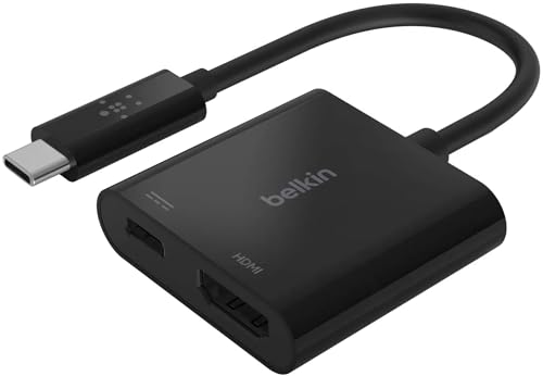 Belkin USB-C to HDMI * USB-C 60W PD 対応変換アダプタ iPhone 15 / iPad/iPad Pro/iPad mini/MacBook/MacBook Pro/MacBook Air/Windows/Surface/Chromebook 対応 AVC002btBKの通販は 4,708円