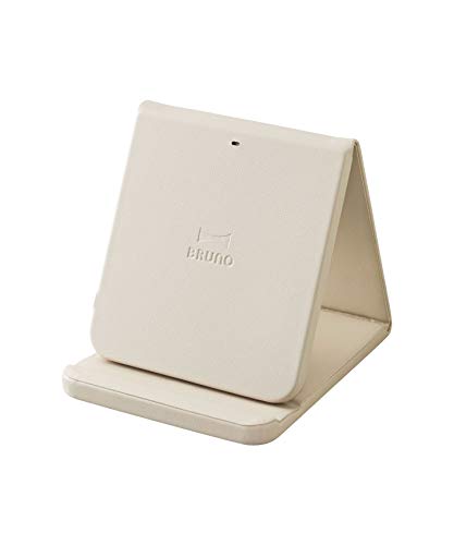 BRUNO ブルーノ ワイヤレス充電器 ワイヤレスチャージャー 折りたたみスタンド テレワーク 在宅ワーク 在宅勤務 グレージュ BDE048-GRG