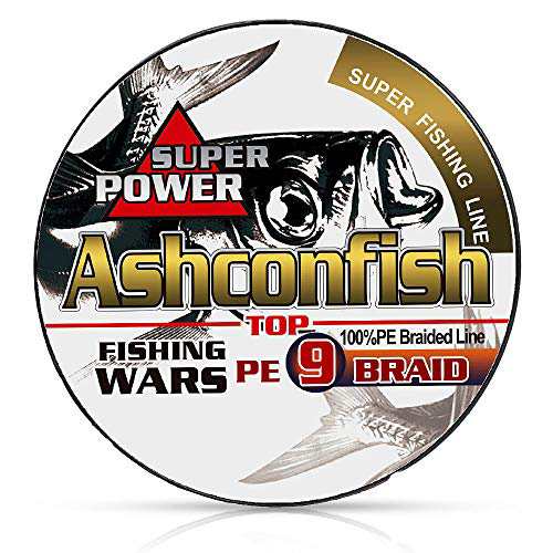 Ashconfish PEライン 9編 釣り糸 釣糸 (1.2号 1.5号 1.7号 2号