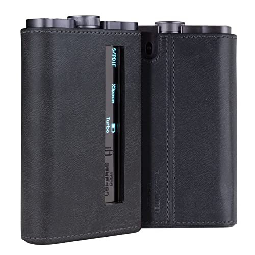 MITERケース iFi Audio xDSD Gryphon DAC グリフォン用 ハンドメイド人工皮革ケースブラック(イタリアPU Leather) Case Cover for Gryphon