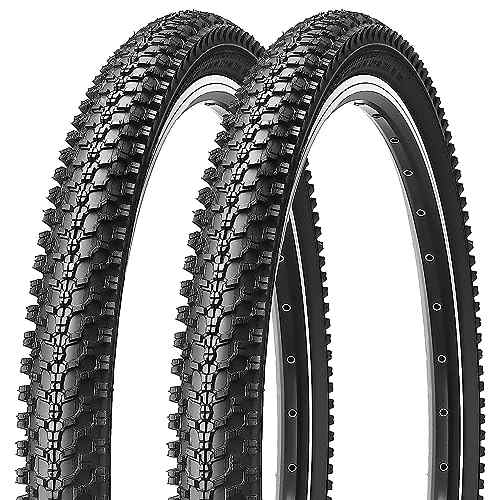 MOHEGIA 2本セット マウンテンバイクタイヤ: 26/24*1.95 20*2.125インチ 折り畳み式 交換用タイヤ MTB自転車タイヤの通販は