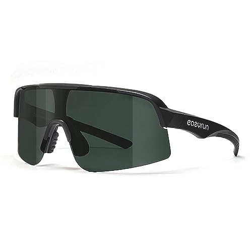 [EAZYRUN] L〜M 偏光シールドサングラス メンズ、釣り 野球 自転車 サイクリング ビーチバレーの通販は 5,908円