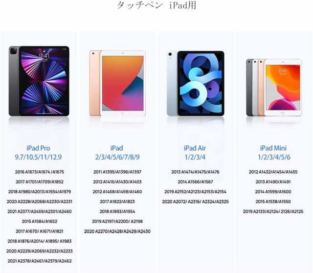 85%OFF!】 タッチペン スタイラスペン iPad用ペンシル 第9 8 7 6 5 4 3 2世代 iPad Air 2 1 Mini Pro  12.9 11 10.5 9.7 対応 iPad用ペン ホワイト velo-dom.com.ua