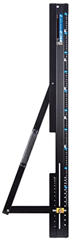 シンワ測定(Shinwa Sokutei) 丸ノコガイド定規 たためるエルアングルＮｅｘｔ １ｍ 角度切断機能付 73123の通販は