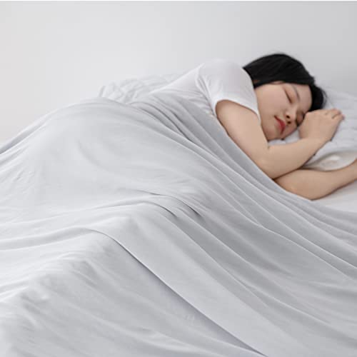Atokazo 接触冷感 タオルケットひんやり ブランケット 冷感ケット 両面用 夏用 クールケット 丸洗いOK 肌掛け 涼感 Q-Max0.483 省エネ 節電対策 エアーケット クールケット れいかん冷感寝具 (シン