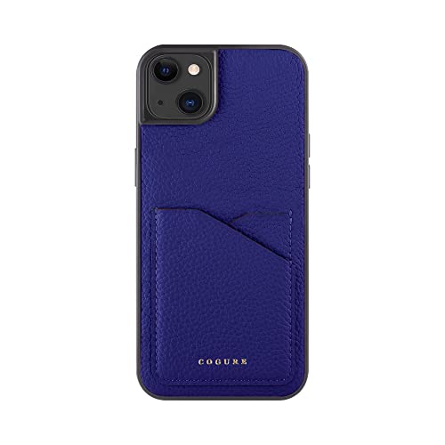 COGURE コグレ iPhone14Plus ケース 本革 シュリンクカーフレザー カード入れ シンプル おしゃれ ギフトボックス付き COPC2 ブルーロワイヤルの通販は 7,147円