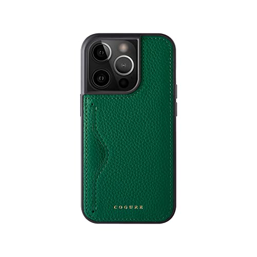 COGURE コグレ iPhone13Pro ケース 本革 シュリンクカーフレザー カード入れ シンプル おしゃれ ギフトボックス付き COPC1 グリーン【Green】の通販は 6,003円