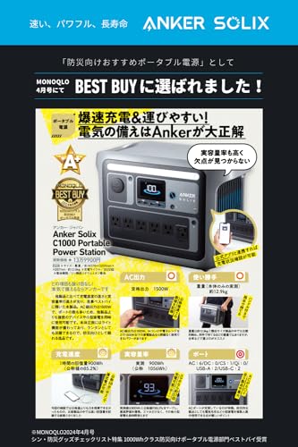 ポータブル電源 1056Wh 世界最速の急速充電