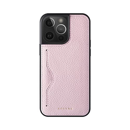COGURE コグレ iPhone15ProMax ケース 本革 シュリンクカーフレザー カード入れ シンプル おしゃれ ギフトボックス付き COPC1 ピンク【Pink】の通販は