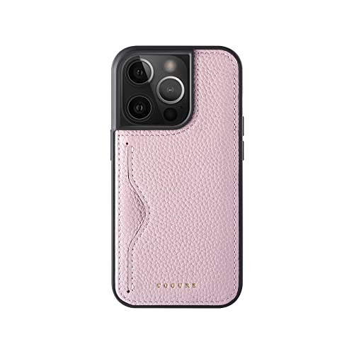 COGURE コグレ iPhone15Pro ケース 本革 シュリンクカーフレザー カード入れ シンプル おしゃれ ギフトボックス付き COPC1 ピンク【Pink】の通販は 5,803円