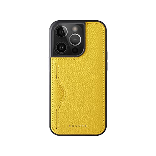 COGURE コグレ iPhone15Pro ケース 本革 シュリンクカーフレザー カード入れ シンプル おしゃれ ギフトボックス付き COPC1 イエロー【Yellow】の通販は 7,147円