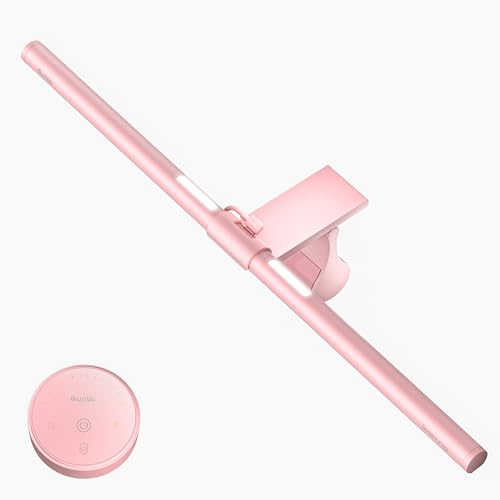 Quntis モニターライト ディスプレイ ライト バックライト搭載 無線リモコン 湾曲モニター対応 間接照明モード 高演色性 USB ライト デスクライト モニター掛け式ライト HY214-PK - 贈り物選択の通販は