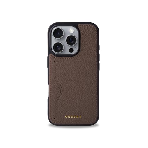 COGURE コグレ iPhone16Pro ケース 本革 シュリンクカーフレザー