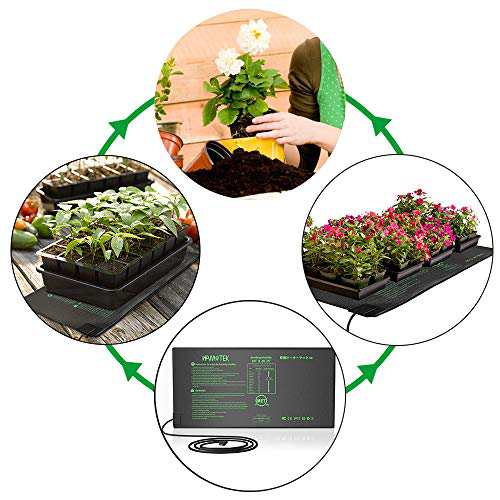 Namotek 園芸発芽マット育苗器 ヒーターマット植物加熱用 園芸用