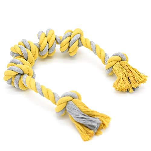 犬おもちゃ 犬用噛むおもちゃ玩具 犬ロープおもちゃ 中型犬 大型犬 ペット用 丈夫 天然コットン ストレス解消 運動不足解消 耐久性 清潔 の通販はau Pay マーケット モバイルテラス