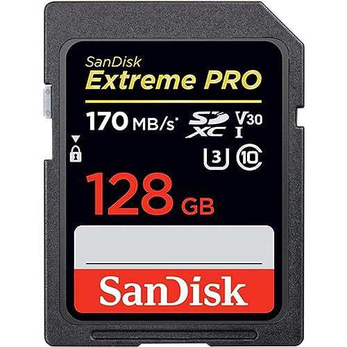 SanDisk 128GB Extreme PRO UHS-I SDXC 170MB s SDSDXXY-128G サン