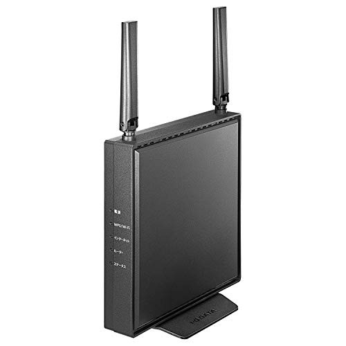 アイ・オー・データ WiFi 無線LAN ルーター dual_band 11ax 最新規格 Wi-Fi6 AX1800 1201*574Mbps 可動式アンテナ IPv6 3階建/4LDK/20台