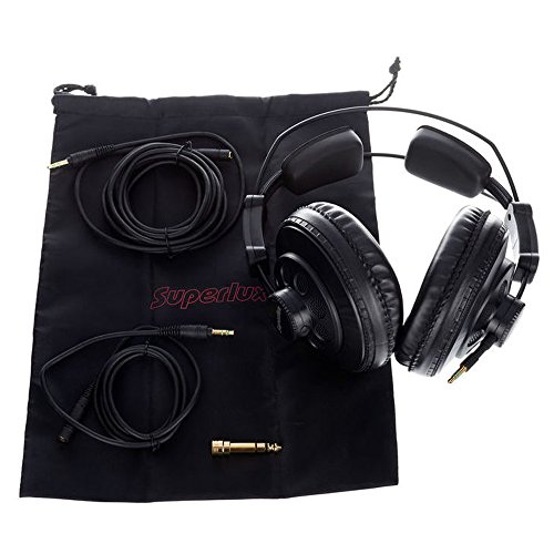 Superlux セミ・オープン型プロフェッショナルモニターヘッドフォン HD668B_5