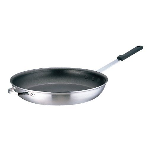 遠藤商事 TKG フライパン 45cm 内径*深さ(mm)422*75 IH・ガス火対応 テフロンハードコーティング加工でくっつきにくい ステンレス*アルミの二重構造で熱伝導が速い 業務用 AHLZ610 12,886円