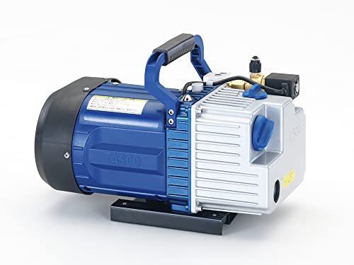 イチネンTASCO 真空ポンプツーステージ オイル逆流防止弁付 真空引き用