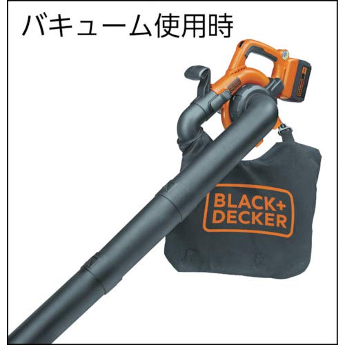 【ワケアリ特価】ブラックアンドデッカー コードレスブロワーバキューム 36V2.0Ah GWC36N【格安ジャンク】【同梱不可】