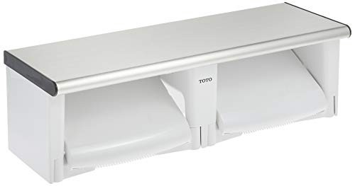 TOTO 二連紙巻器 棚付き(ステンレス) 樹脂製 YH702の通販は 5,678円