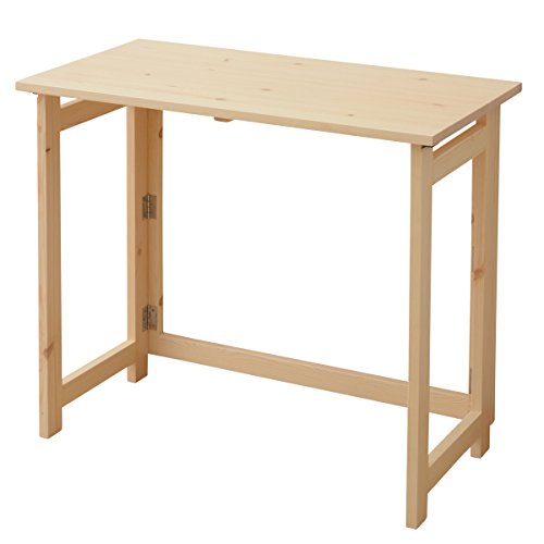 山善(YAMAZEN) 折りたたみテーブル ハイ TPD-8040H(NA) ナチュラルの通販は