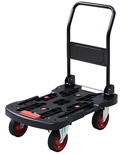 [山善] オフロード台車48*75cm タフカート 【日本製】 NTC-7548