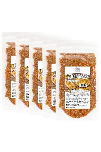 自然健康社 蜜蜂花粉 100g*5個 ビーポーレン みつばち 花粉