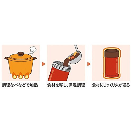象印マホービン(ZOJIRUSHI) ステンレスクック&フードジャー おまかせ保温 保冷調理 保温ランチジャー 750ml トマトレッド SW-JA75-RV_4