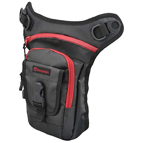 [ヘンリービギンズ] デイトナ バイク用 ホルスターバッグ 1L ターポリン 長財布収納可 3室構造 DH-741 レッド 96372