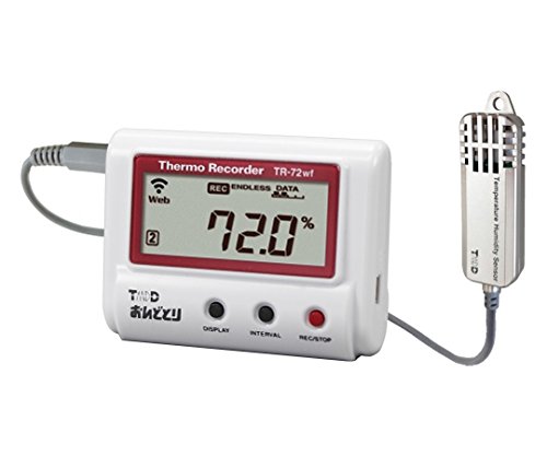 ティアンドデイ 温度湿度データロガー 有線LANタイプ 62-5001-30/TR-72NW-S