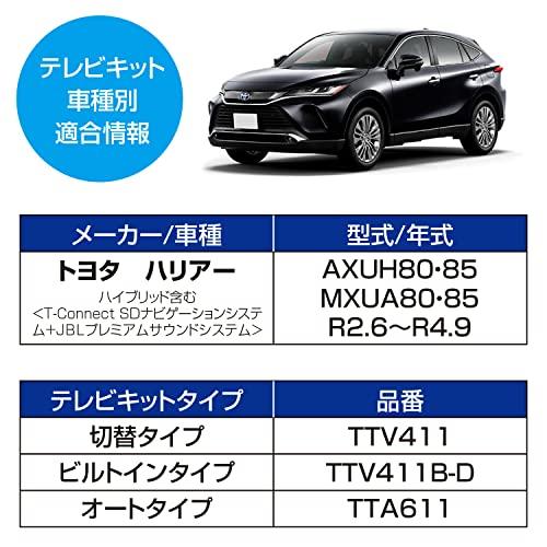 データシステム テレビキット 切替タイプ ヤリス(R2.2*R6.1)用 TTV411